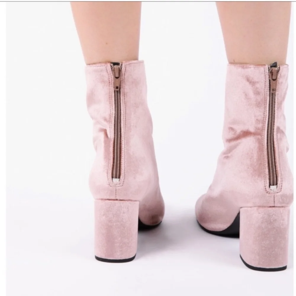 FREE PEOPLE Cecile Velvet Ankle Boot - Picture 2 of 2